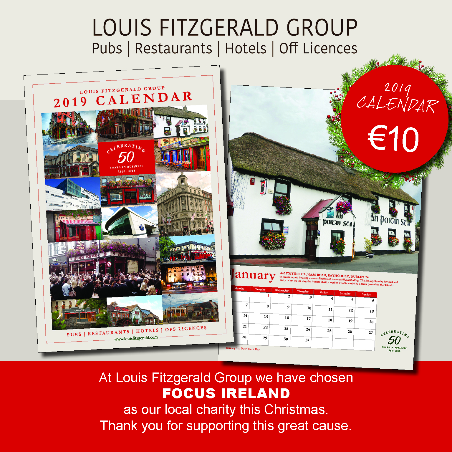 2019 Louis Fitzgerald Group Calendar
